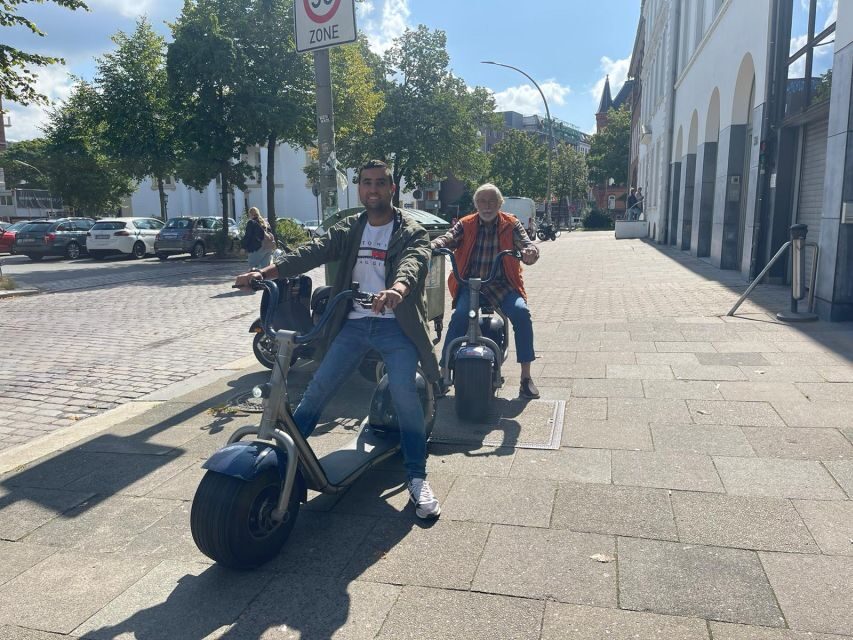 2 Hours Hamburg E-scooter Tour - First You Learn to Ride: Helmets, Rain Gear, and Confidence