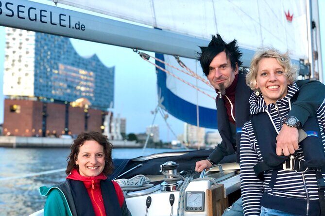 Authentic Sailingtrip "Beyond the Borders of the Port of Hamburg" - Your Private Yacht Charter on the Elbe: Small Group, Personal Skipper Energy
