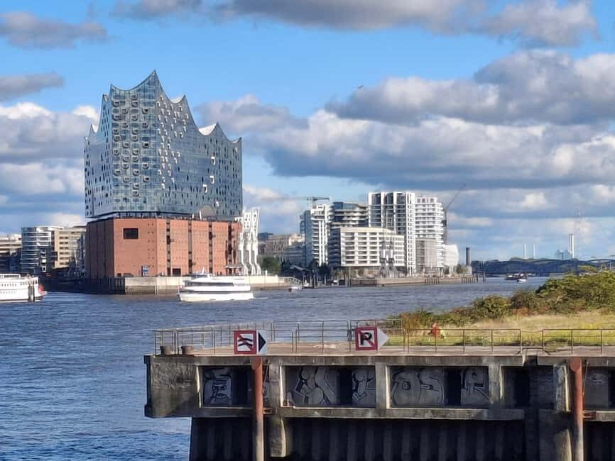 Hamburg: City Tour by Bike with Elbphilharmonie - HafenCity and the Elbphilharmonie: modern form, complicated story