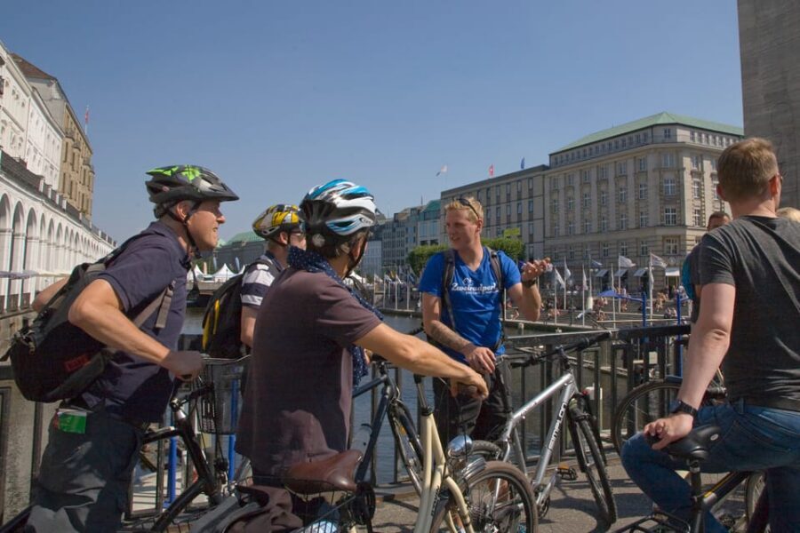 Hamburg: Guided Bike Tour - St. Michael’s Church and the Portuguese Quarter: A Scenic Detour