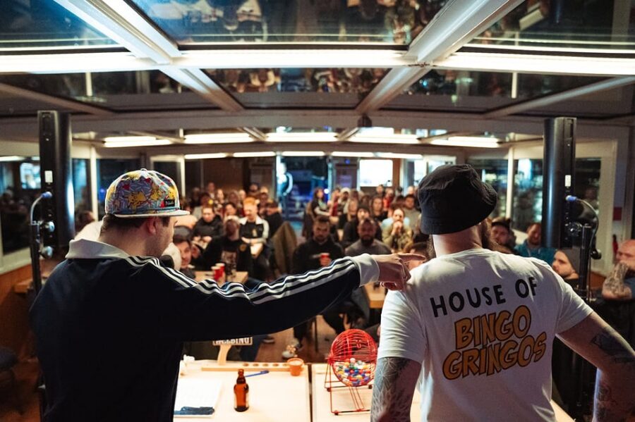 Hamburg: Party Bingo with the Bingo Gringos - The onboard vibe: bingo, jokes, and a clearly adult tone