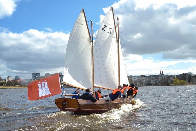 Hamburg Small-Group Sunset Sailing Cruise on Lake Alster - What You’ll See on Lake Alster: skyline views and big sights at a gentle pace